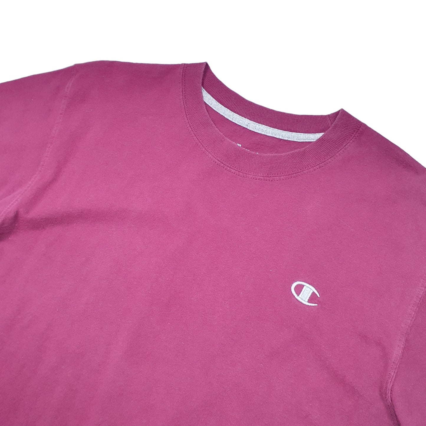 Champion Short Sleeve T Shirt Burgundy
