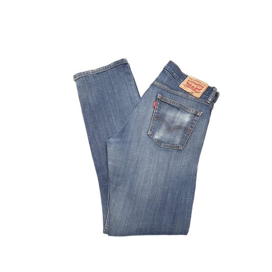 Levis 514 Straight Fit Stretch Jeans W34 L33 Blue