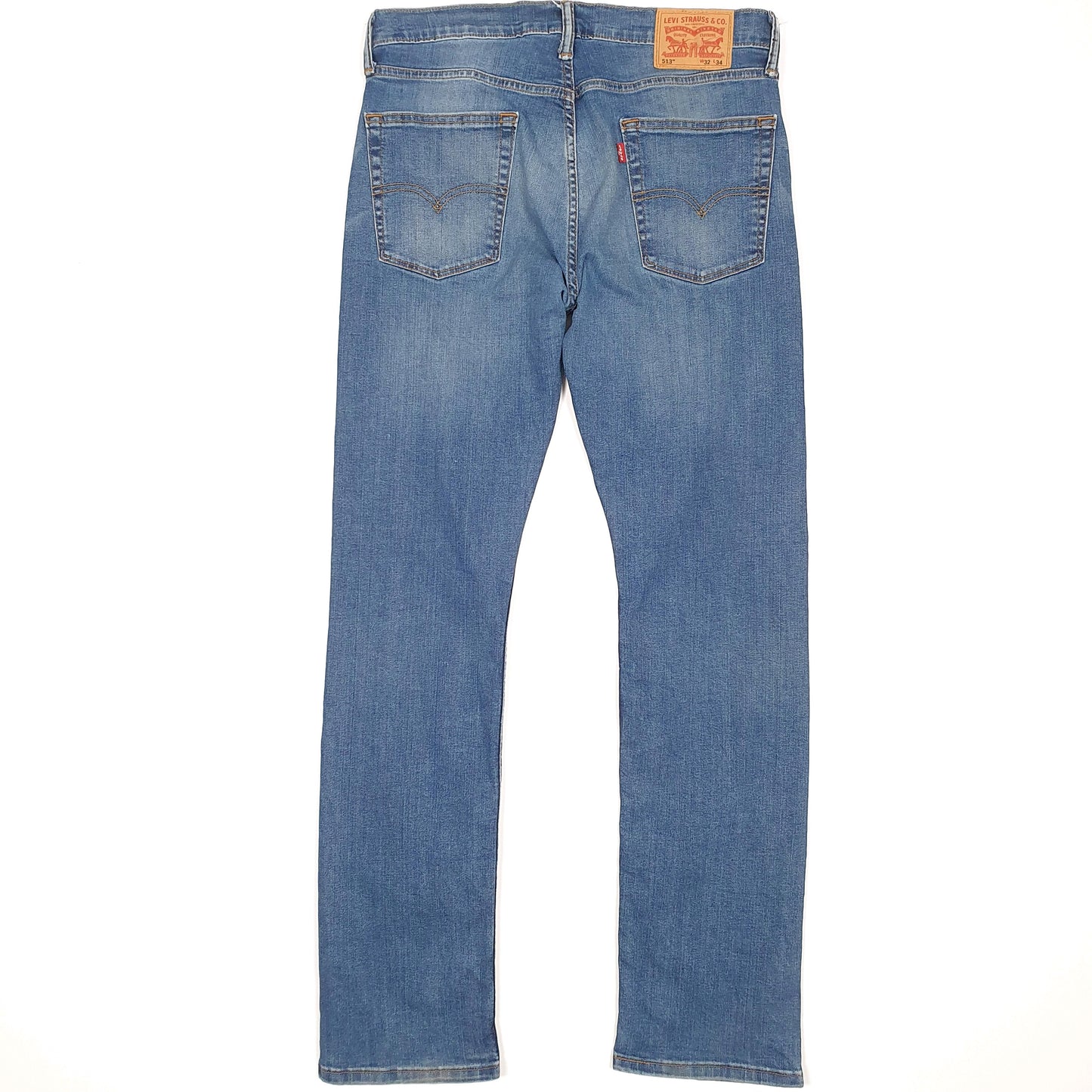 Levis 513 Slim Fit Jeans W32 L33 Blue