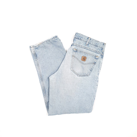 Carhartt Casual Regular Fit Lined Jeans W34 L28 Blue