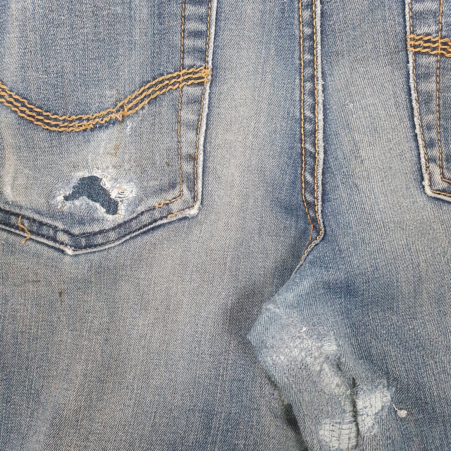 Carhartt Casual Bootcut Fit Jeans UK8 Blue