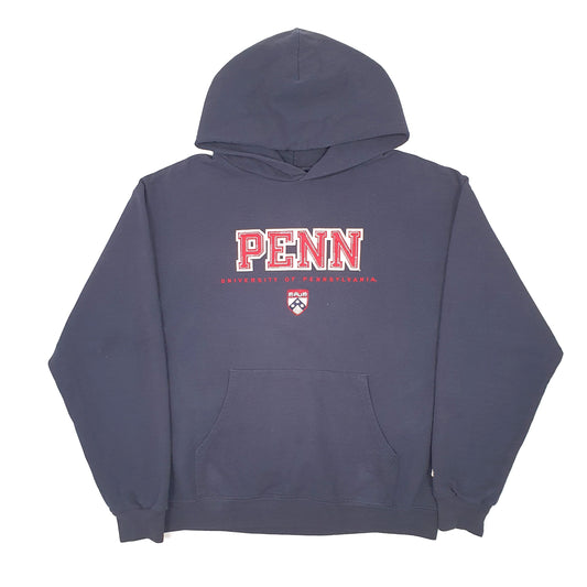 Mens Navy Champion USA College Penn State Pennsylvania Hoodie Jumper