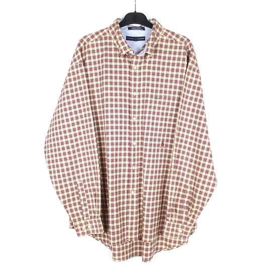 Beige Tommy Hilfiger Long Sleeve Shirt