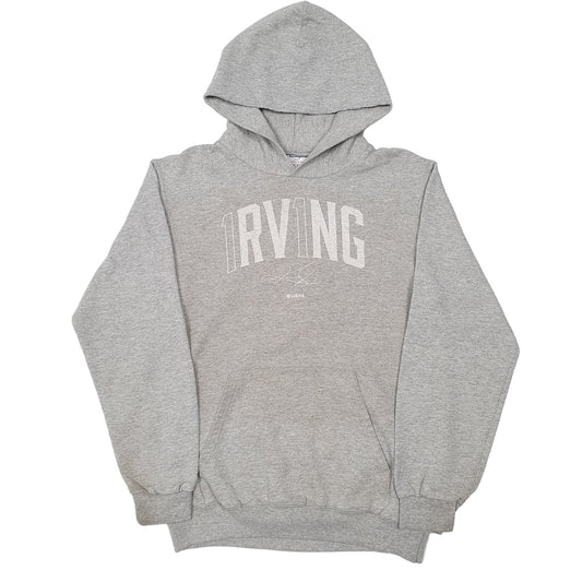 Mens Grey Champion Irving NBPA Hoodie Jumper