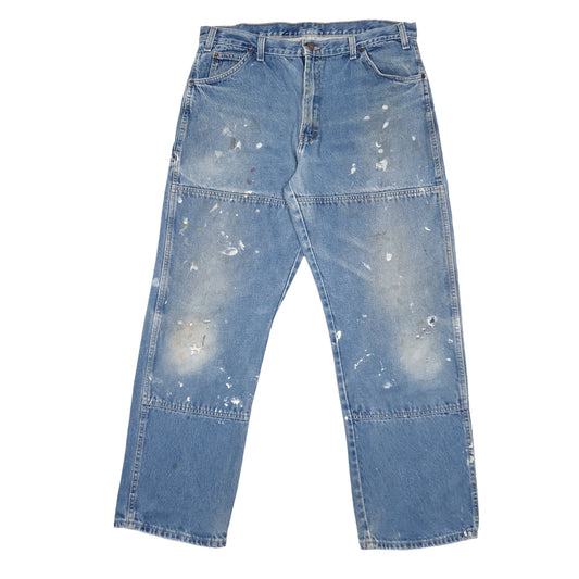 Mens Blue Dickies Carpenter Trousers