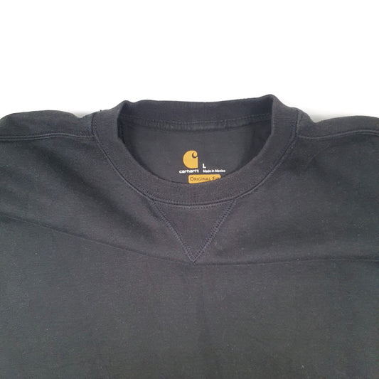 Mens Black Carhartt Crewneck Jumper