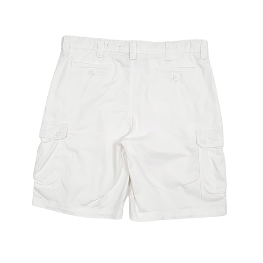 Mens White St Johns Bay Cargo Shorts
