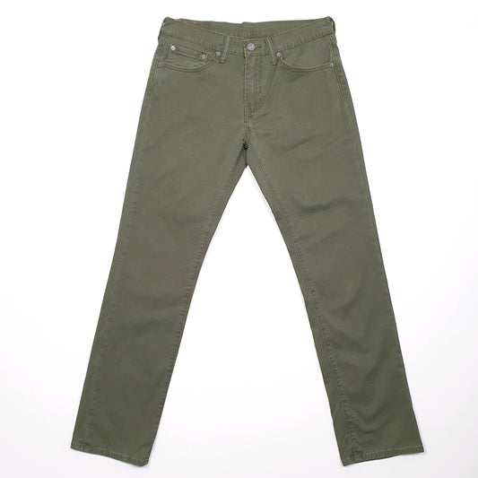 Levis 511 Slim Fit Chino trousers Jeans W31 L30 Green