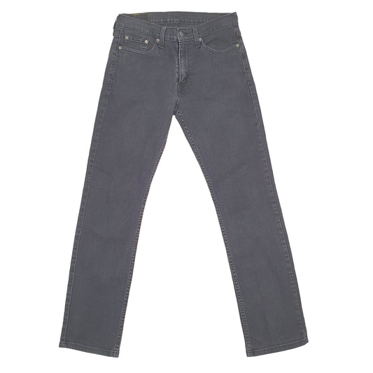 Levis 514 Straight Fit Jeans W30 L30 Black