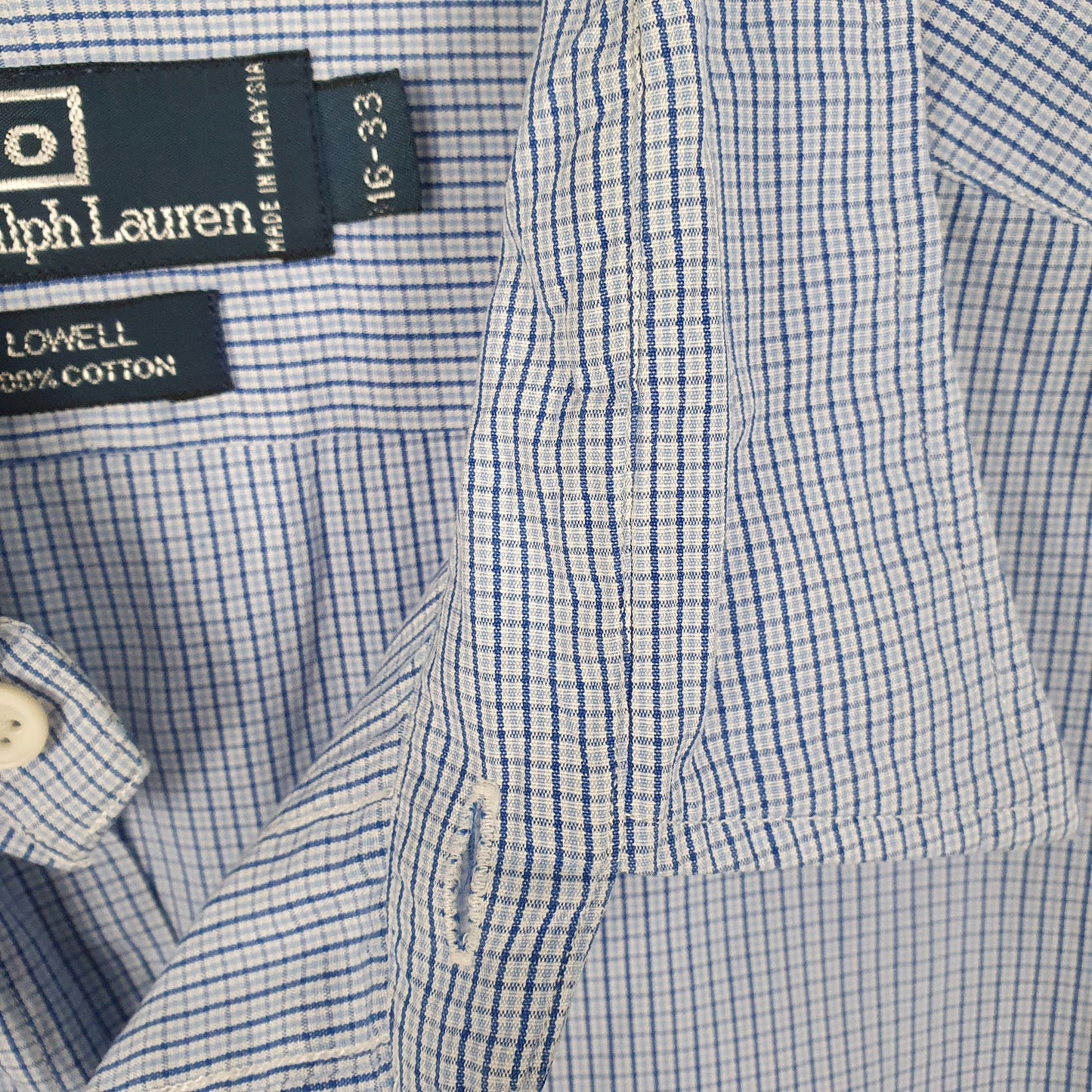 Mens Blue Ralph Lauren Long Sleeve Shirt