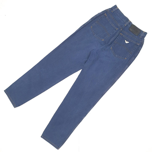 Armani True Blue Slim Fit Jeans UK8 Blue