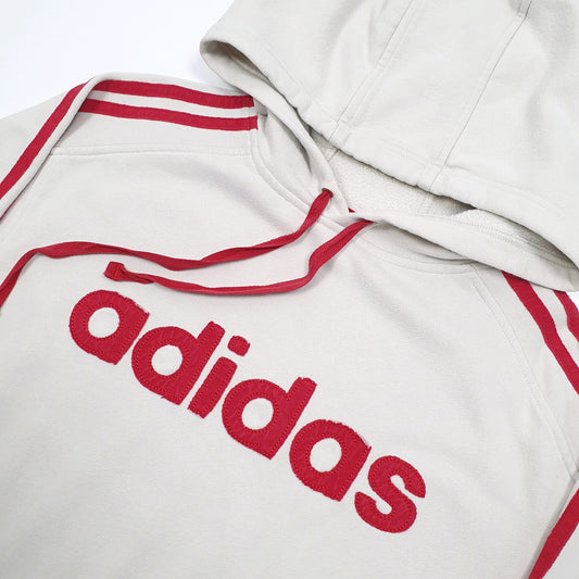 Adidas Spellout Hoodie L Cream