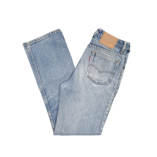 Levis 501 Regular Fit Farmers Miners Mechanics 1980's Vintage Jeans W30 L30 Blue