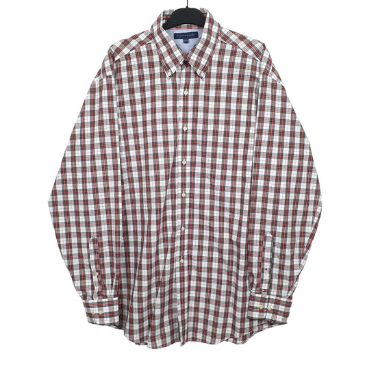 Red Tommy Hilfiger Long Sleeve Shirt