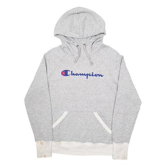 Mens Grey Champion Hoodie Jumper