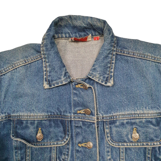 Womens Blue Bounce Connexion Denim Jacket Coat