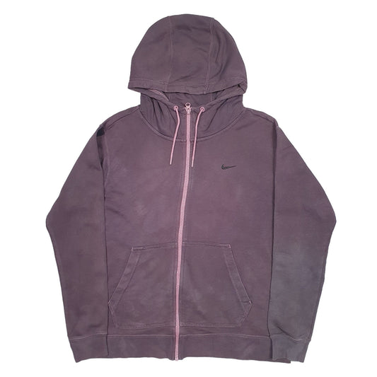Womens Purple Nike Full Zip Jumper