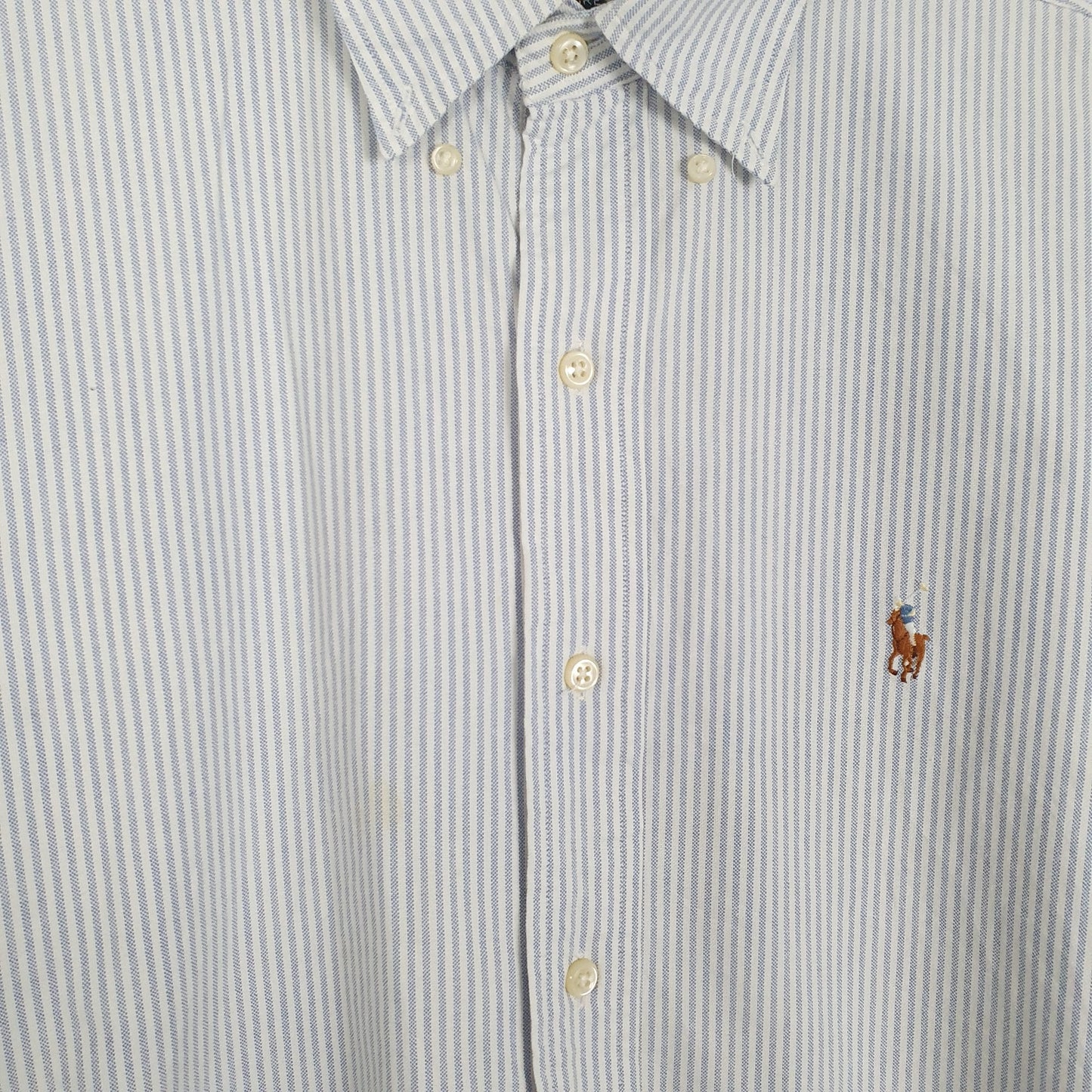 Ralph Lauren Short Sleeve Blaire Fit Striped Shirt Blue