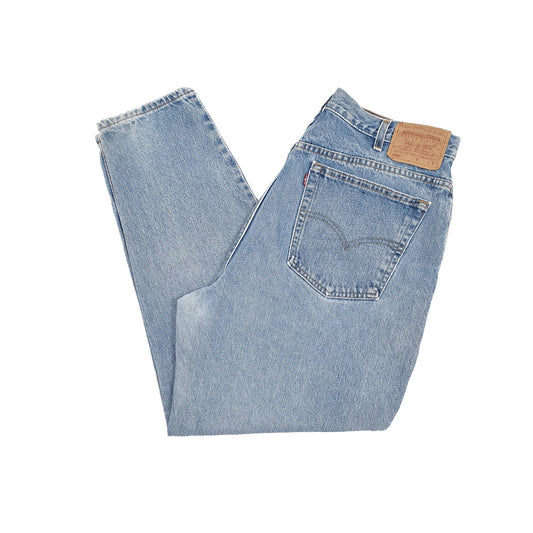 Levis 550 Relaxed Fit Tapered 1990's Jeans UK18 Blue