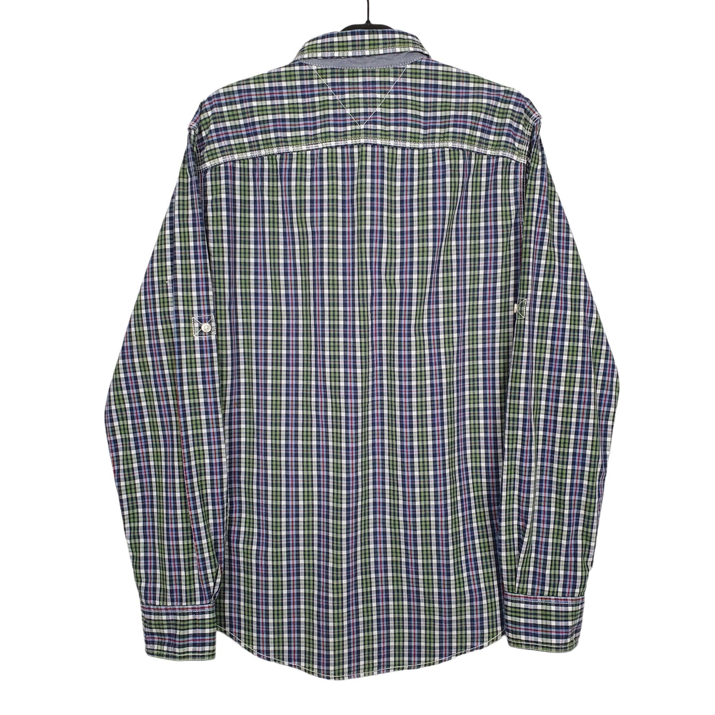 Tommy Hilfiger Long Sleeve Custom Fit Check Shirt Green