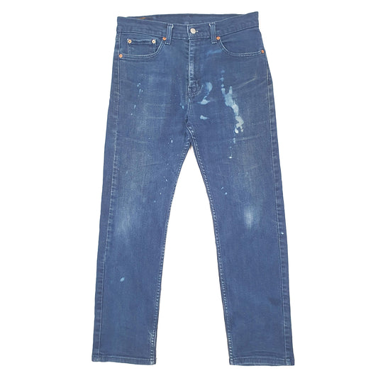 Levis 505 Regular Fit Stretch Jeans W32 L30 Blue