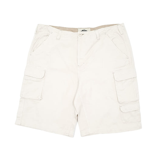 Mens Beige Old Mill Cargo Shorts