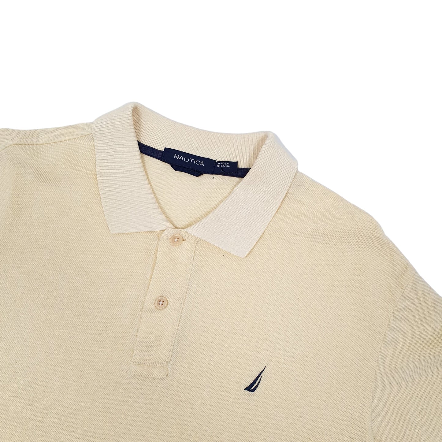 Nautica Short Sleeve Polo Shirt Yellow