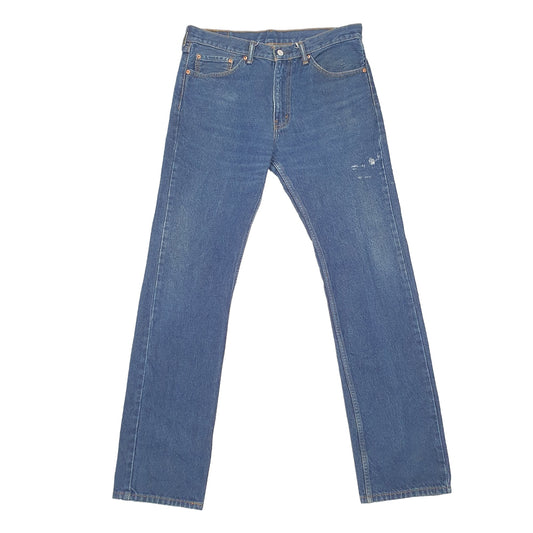 Levis 505 Regular Fit Jeans W34 L34 Blue