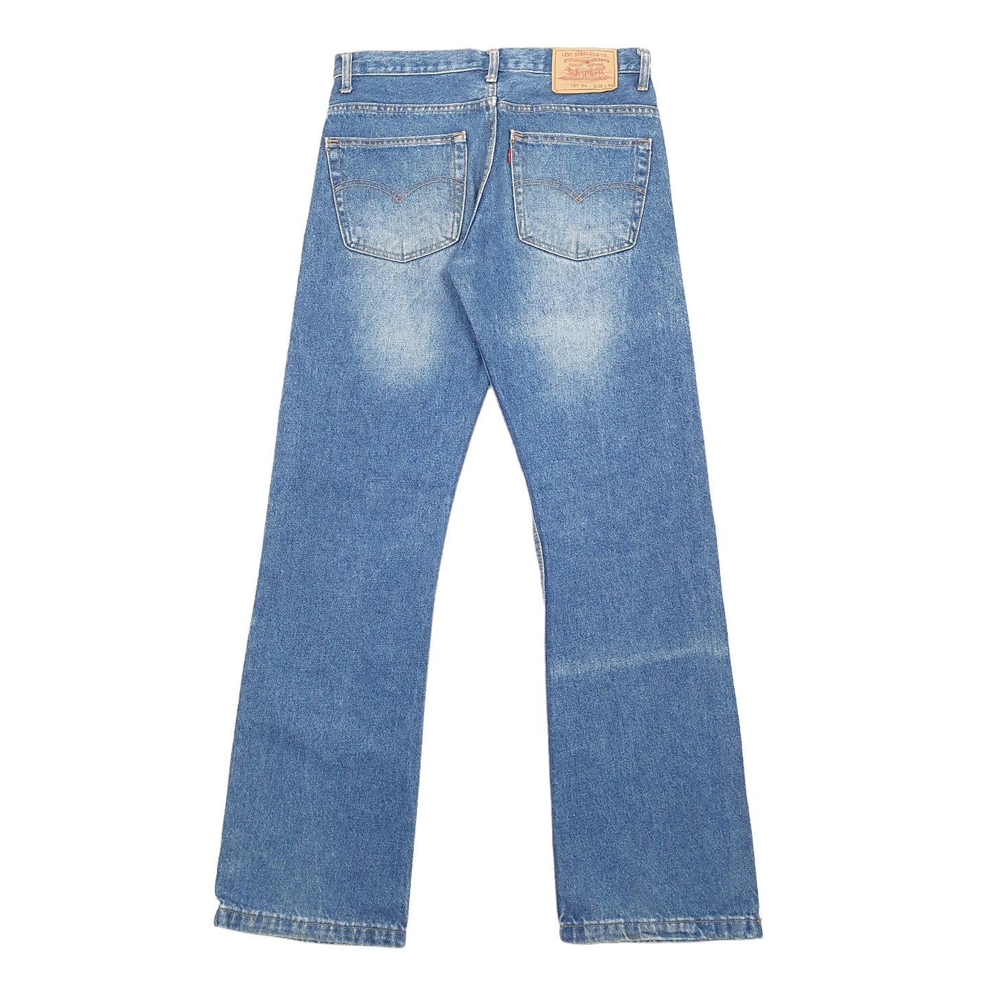 Levis 507 Bootcut Fit Jeans W31 L32 Blue