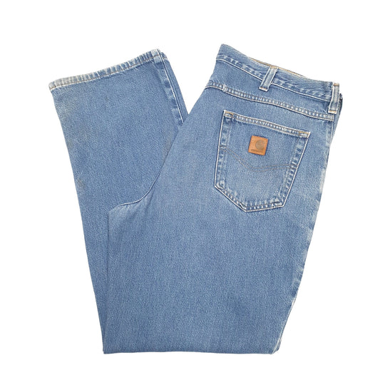 Mens Blue Carhartt Carpenter JeansW40 L32
