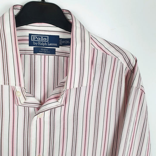 Polo Ralph Lauren Long Sleeve Custom Fit Striped Shirt