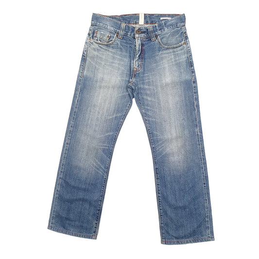 Mens Blue Levis Straight JeansW32 L28