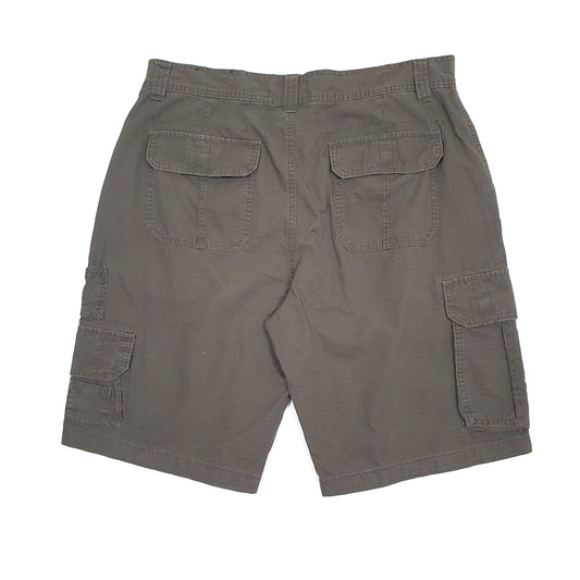 Mens Grey Carbon Cargo Shorts
