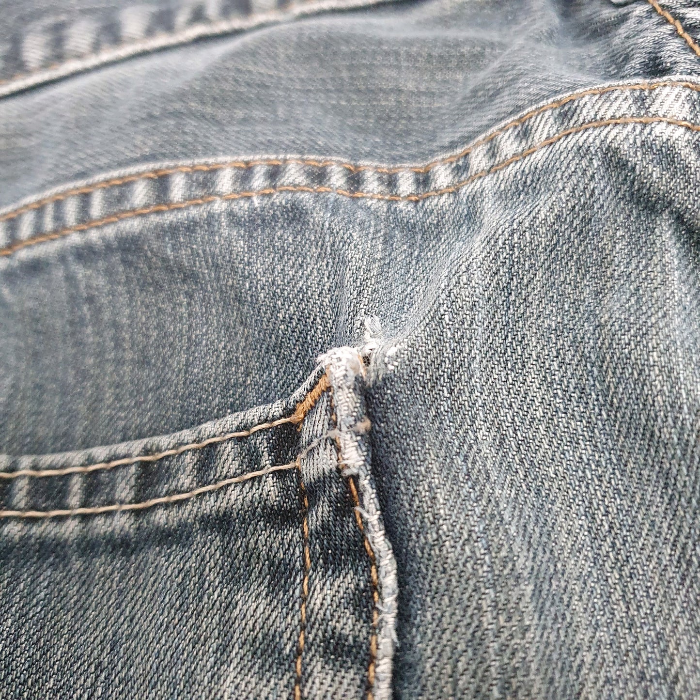 Levis 504 Regular Fit Jeans W36 L33 Blue