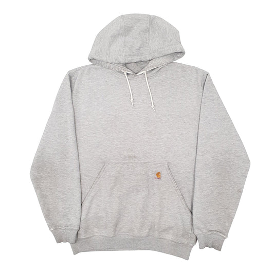 Mens Grey Carhartt Hoodie Jumper