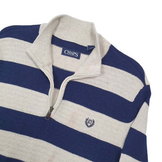 Chaps Quarter Zip S Beige