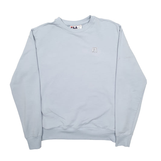 Mens Bl Fila Crewneck Jumper
