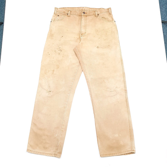 Dickies Carpenter Loose Fit Jeans W36 L32 Brown