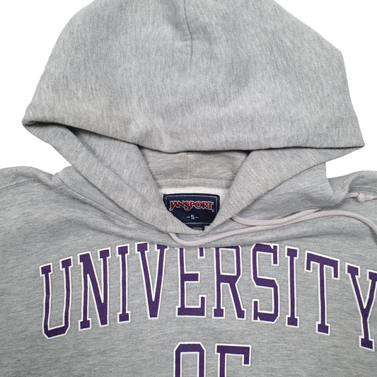 Mens Grey Jansport University of Scranton USA College Hoodie Jumper