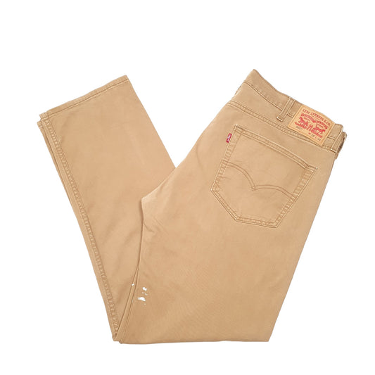 Mens Tan Levis 505 505 JeansW38 L32