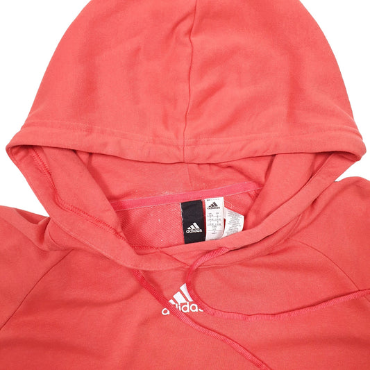 Womens Pink Adidas Hoodie Jumper