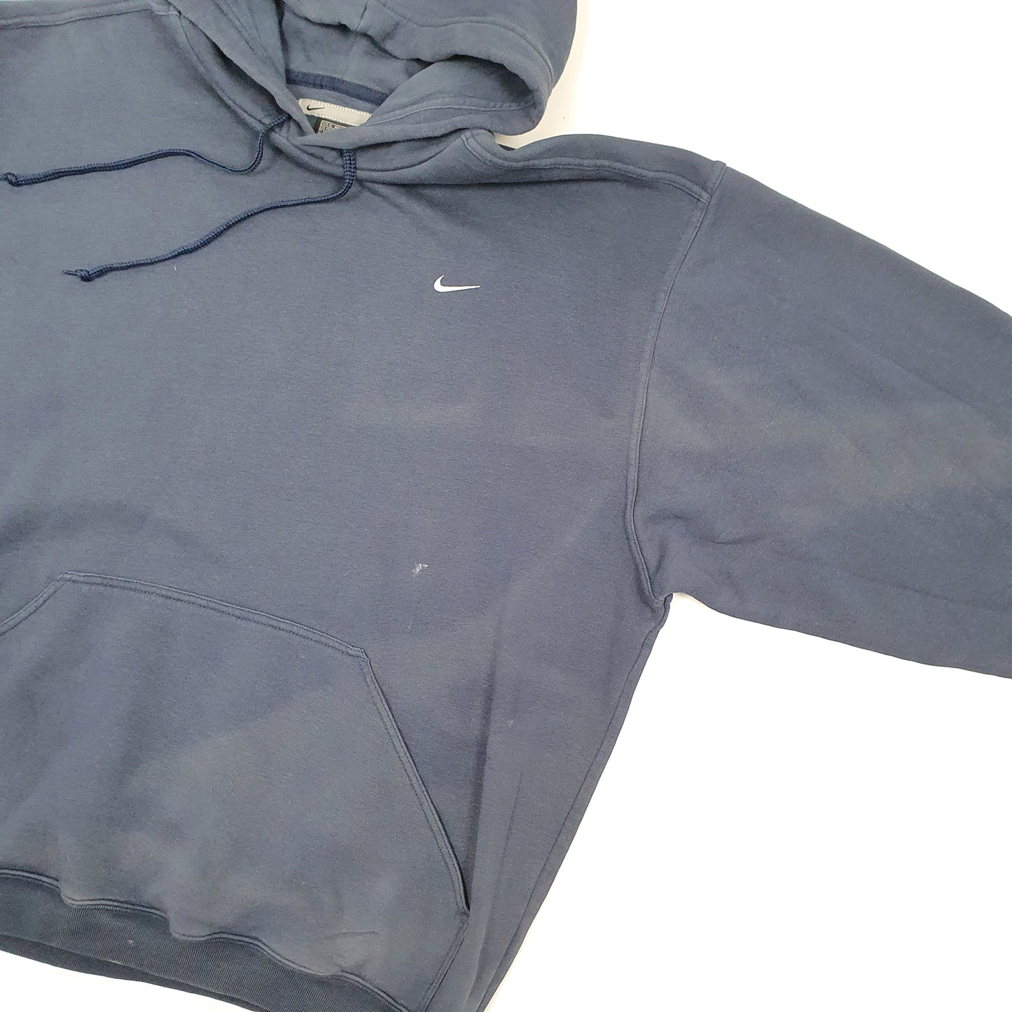 Mens Navy Nike 2000s Hoodie Jumper