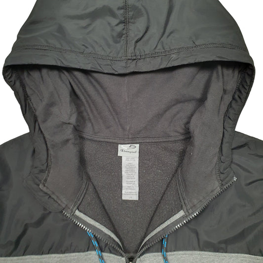 Mens Grey Champion Hoodie Jumper