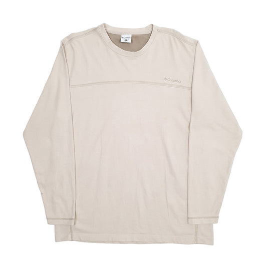 Mens Beige Columbia Sportswear Crewneck Jumper