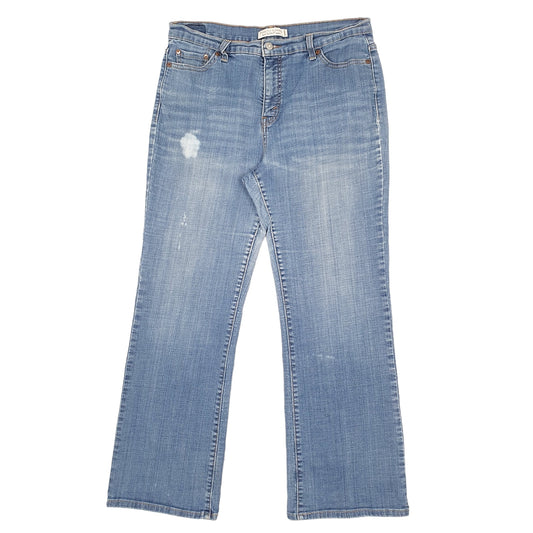 Levis 512 Slim Fit Bootcut Jeans UK16 Blue