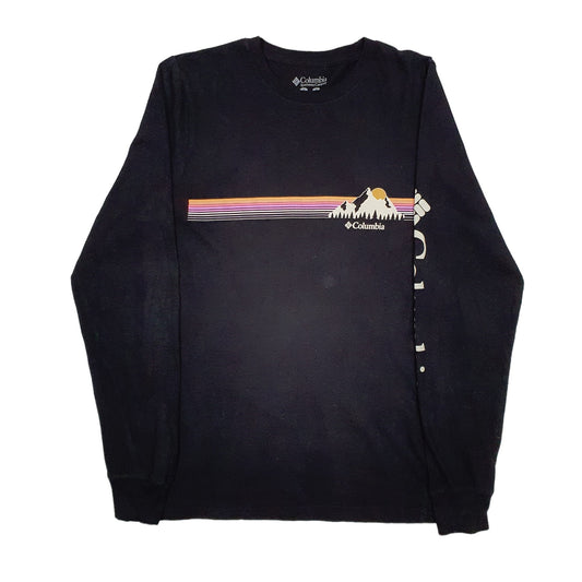 Mens Black Columbia Sportswear Long Sleeve T Shirt