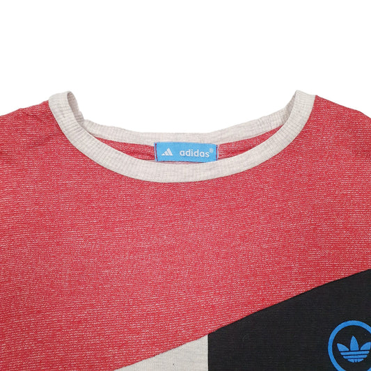 Mens Grey Adidas Crewneck Jumper