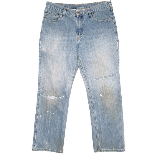 Carhartt Casual Regular Fit Relaxed Jeans W36 L30 Blue
