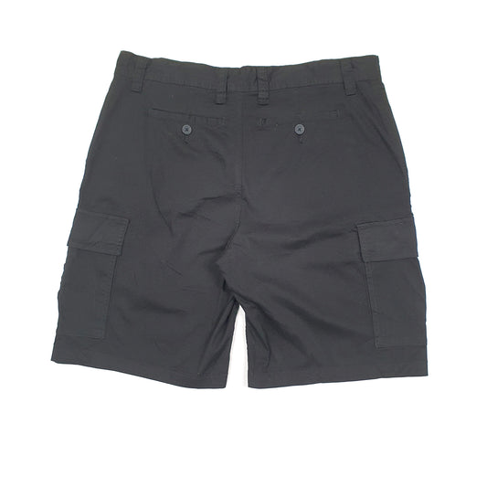 George Combat Black Cargo Workwear Shorts W36
