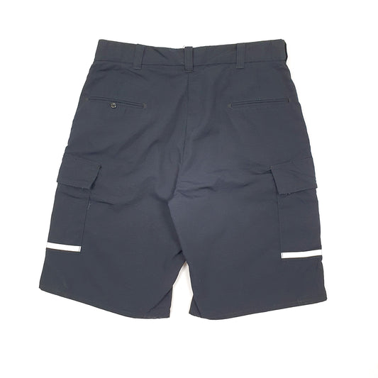 Horace Small Reflective Safety Navy Cargo Workwear Shorts W38